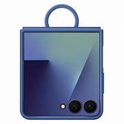 Husă Silicon cu Inel Samsung Galaxy Z Flip7 - EF-PF766TNEGWW - Albastru
