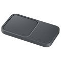Încărcător Wireless Duo Super Fast Samsung EP-P5400BBEGEU (Ambalaj Deschis - Excelent) - Negru