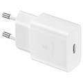 Încărcător Rapid de Voiaj USB-C - Samsung EP-T1510NWEGEU - 15W - Alb