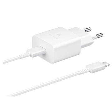 Încărcător Rapid de Voiaj cu Cablu USB-C - Samsung EP-T1510XWEGEU - 15W