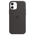 Husă Silicon Apple MHKX3ZM/A iPhone 12 Mini - cu MagSafe - Negru