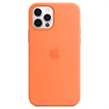 Husă Silicon Apple MHKY3ZM/A iPhone 12/12 Pro - cu MagSafe - Kumquat