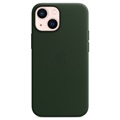 Husă Piele cu MagSafe iPhone 13 Mini - Apple MM0J3ZM/A - Sequoia Green