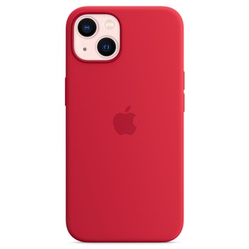 Husă Silicon iPhone 13 Mini cu MagSafe - Apple MM233ZM/A - Roșu