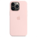 Husă Silicon iPhone 13 Pro Max cu MagSafe - Apple MM2R3ZM/A (Ambalaj Deschis - Excelent) - Chalk Pink