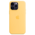 Husă Silicon iPhone 14 Pro Max cu MagSafe - Apple MPU03ZM/A - Sunglow