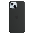Husă Silicon iPhone 15 cu MagSafe - Apple MT0J3ZM/A - Negru