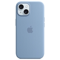 Husă Silicon iPhone 15 cu MagSafe - Apple MT0Y3ZM/A - Winter Blue