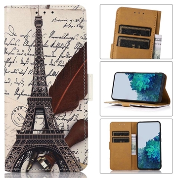 Husă Portofel OnePlus 10T/Ace Pro - Glam Series - Turnul Eiffel