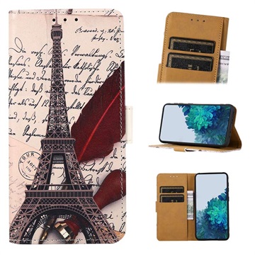 Husă Portofel Samsung Galaxy A73 5G - Glam Series - Turnul Eiffel