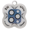 Geam Protecție Obiectiv Camera Sticlă Temperată iPhone 12 Pro Max - Glitter - Albastru