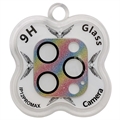 Geam Protecție Obiectiv Camera Sticlă Temperată iPhone 12 Pro Max - Glitter - Multicolor