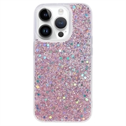 Husă TPU iPhone 15 Pro - Glitter Flakes