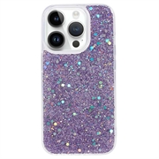 Husă TPU iPhone 15 Pro - Glitter Flakes