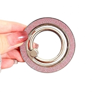 Suport inelant MagSafe cu sclipici - roz