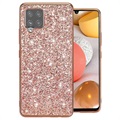 Husă Hibrid Samsung Galaxy A42 5G - Glitter - Auriu Roze