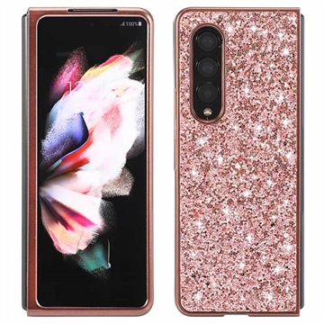 Husă Hibrid Samsung Galaxy Z Fold3 5G - Glitter - Auriu Roze