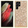 Husă Hibrid Samsung Galaxy S23 Ultra 5G - Glitter - Auriu