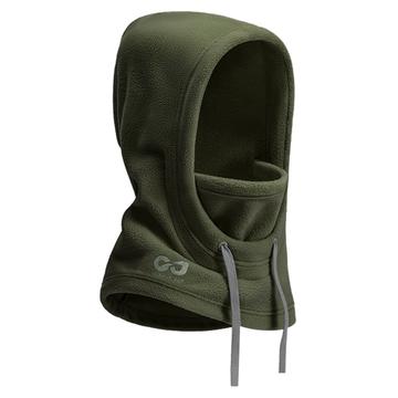 Golovejoy DMZ96 Balaclava de iarnă cu încălzitor pentru gât - verde armată