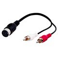 Cablu Adaptor Goobay 5 Pin DIN /2x RCA - 0.2m