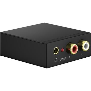 Convertor audio digital/analogic Goobay - negru