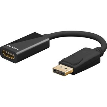 Cablu adaptor Goobay DisplayPort la HDMI - 8K/60Hz - Negru