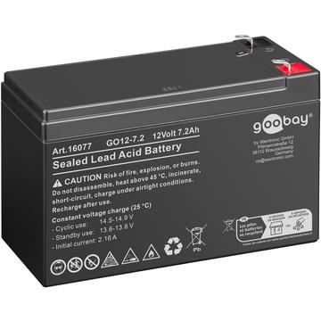 Goobay GO12-7.2 Baterie plumb 12V - 7200mAh