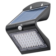 Goobay LED Lampă solară de perete cu senzor de mișcare - 4W - Negru