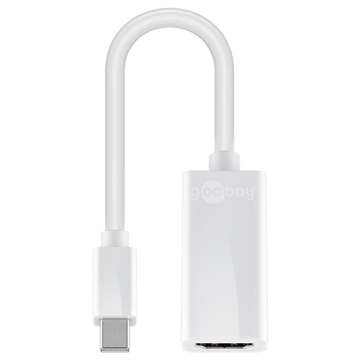 Adaptor Goobay Mini DisplayPort / HDMI - Alb