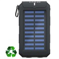 Acumulator Extern Power Bank 8.0 / Încărcător Solar Goobay Outdoor - 8000mAh - Negru