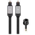 Cablu audio optic Goobay Plus Toslink (S/PDIF) - 1,5 m