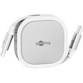 Cablu USB-C retractabil Goobay - 1m, 15W