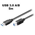 Cablu Goobay SuperSpeed USB 3.0 tip A / USB 3.0 tip B - 5m