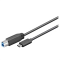 Cablu Goobay SuperSpeed USB 3.0 tip B / USB 3.1 tip C - 1m