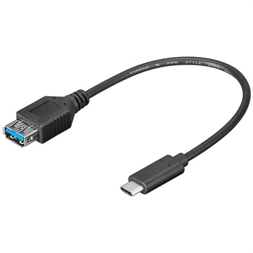 Cablu Adaptor Goobay SuperSpeed USB 3.0 / USB 3.1 Tip-C - Bulk - Negru