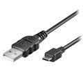 Cablu Goobay USB 2.0 / MicroUSB - negru