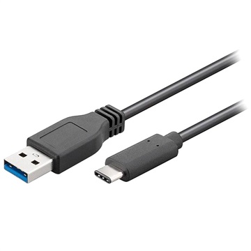 Cablu USB 3.0 / USB Tip-C Goobay - 0.5m - Negru