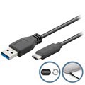 Cablu Goobay USB 3.0 / USB Type-C - 1m - Negru