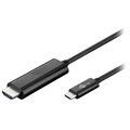 Cablu Goobay USB 3.1 Type-C / HDMI - 1,8 m - Negru
