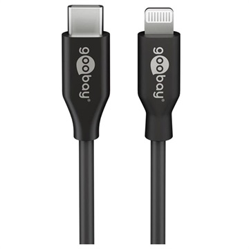 Cablu De Încărcare Și Date USB-C / Lightning Goobay - 2m - Alb