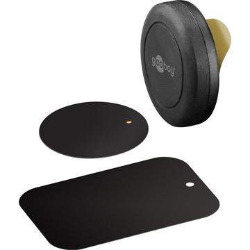 Goobay Suport magnetic universal pentru mașină - autoadeziv - negru