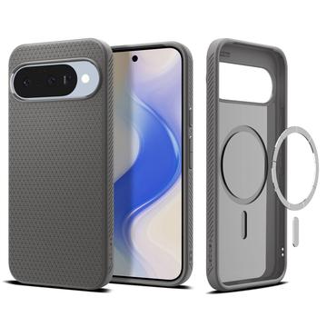 Husă TPU MagSafe Google Pixel 10/10 Pro Spigen Liquid Air Mag - Marmură gri