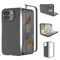 Husă Plastic Cauciucat Google Pixel 10 Pro Fold - Negru