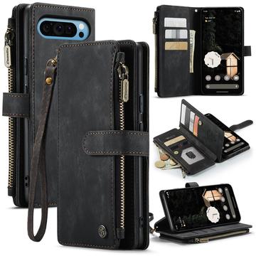 Husă Portofel Google Pixel 10 Pro XL - Caseme C30 Multifunctional - Negru