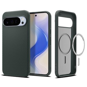 Husă TPU MagSafe Google Pixel 10 Pro XL Spigen Liquid Air Mag - Verde abisal