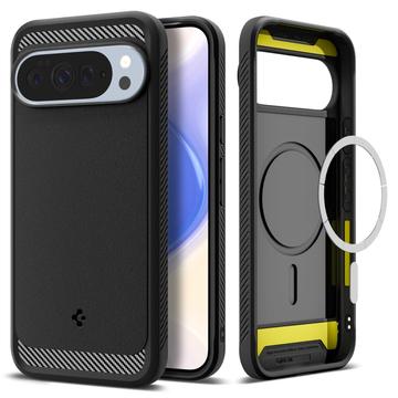 Husă TPU Google Pixel 10 Pro XL - Spigen Rugged Armor Mag - Negru