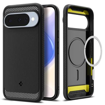 Husă TPU Google Pixel 10/10 Pro - Spigen Rugged Armor Mag - Negru
