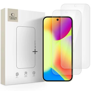 Protector de ecran din sticlă călită Google Pixel 9/9 Pro/10/10 Pro Tech-Protect Glass Fit+ - 2 buc. - Clar