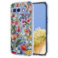 Google Pixel 10a Husă TPU cu model floral - crini