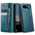 Geantă de portofel cu textură de vițel și blocare RFID Google Pixel 11 Pro XL Caseme 033 - verde